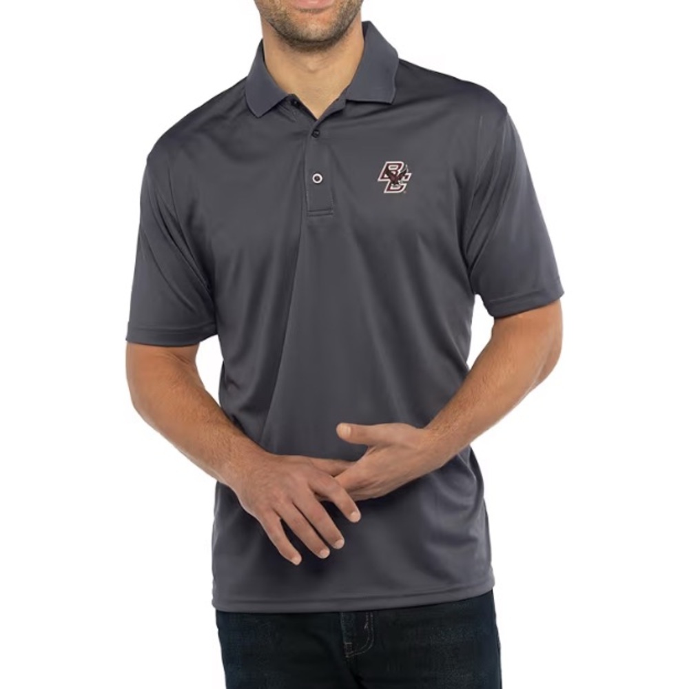 Vantage Apparel Boston College Eagles Moisture Wicking Icon Polo